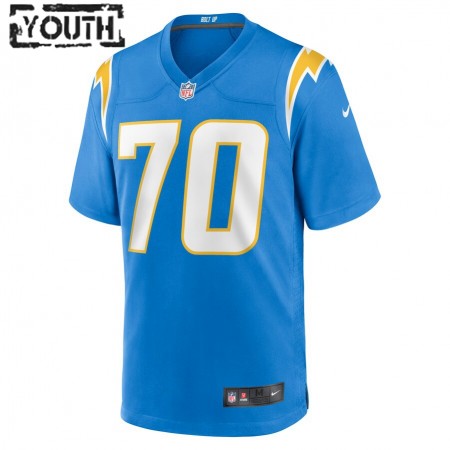 Los Angeles Chargers Tröjor Rashawn Slater 70 Nike Blå 2021 NFL Draft - Barn Los Angeles Chargers Tröjor Rashawn Slater 70 Nike Blå 2021 NFL Draft - Barn